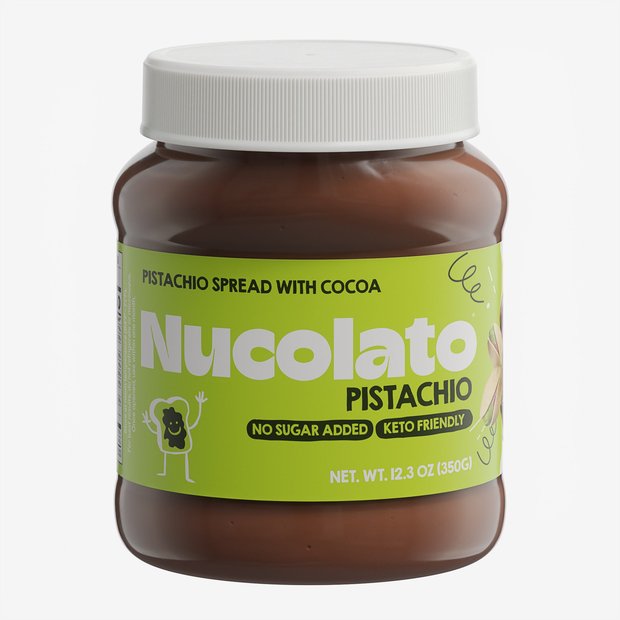 Crema de pistacho, chocolate y avellanas