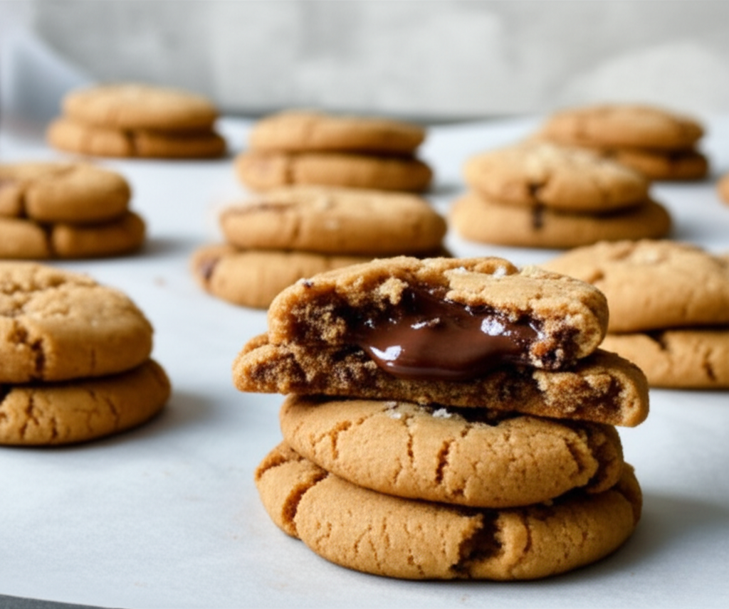 Healthy Nucolato-Filled Cookies
