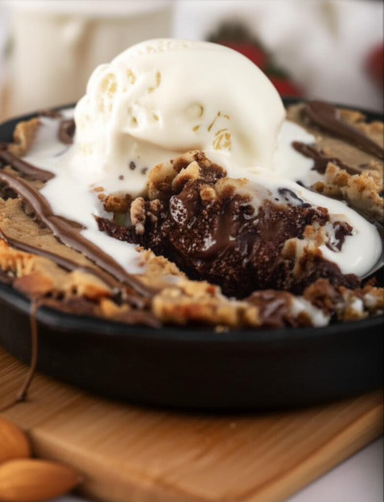 Healthy Nucolato Cookie Skillet