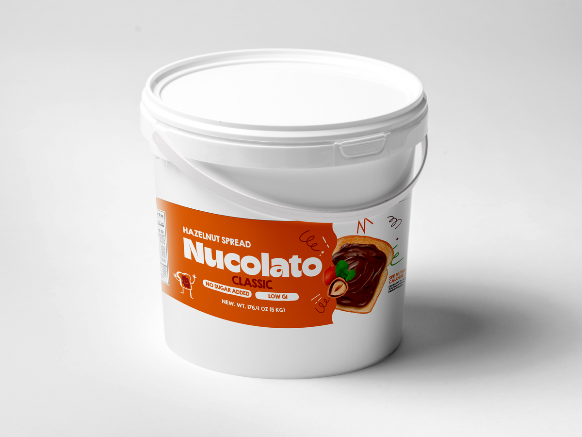 nuco  Nucolato® Hazelnut Spread | Wholesale | Classic Hazelnut Bucket